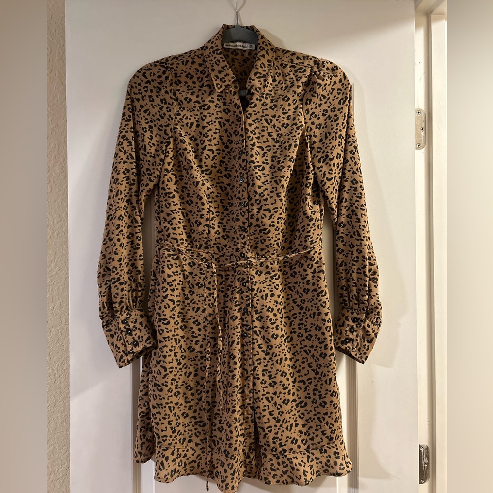 Abercrombie & Fitch Leopard Print Dress